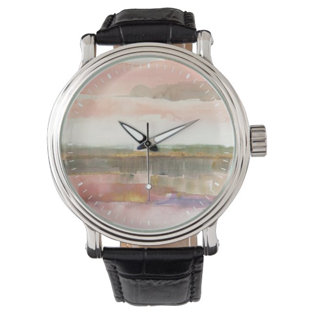 Influence of Line and Colour Gold Crop Watch (Front)