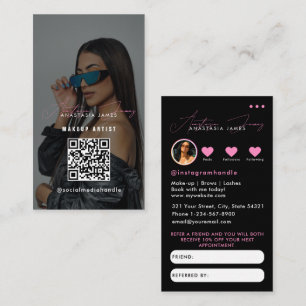 Influencer Business Grid Refer A Friend Referral Card