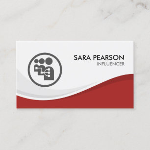 Influencer Internet Marketing Promotion  Business Card