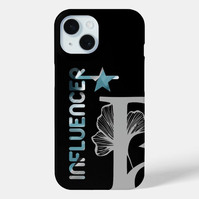 INFLUENCER iPhone Cases Trend Abstract Blue Ocean (Back)