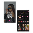 Influencer Photo Feed Grid Social Media QR Code