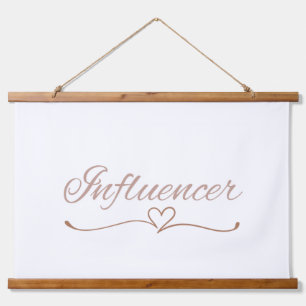 Influencer Script, Fun Birthday Gift for Her Hanging Tapestry