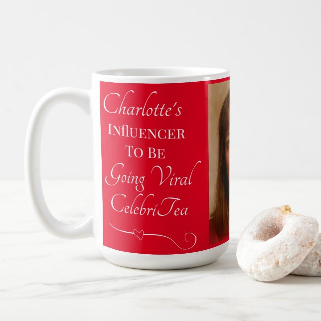 Influenceur va devenir Viral CelebriTea Mug (Avec donut)