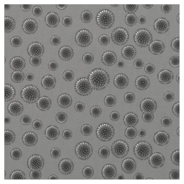 Influenza Grey Fabric (Close Up)