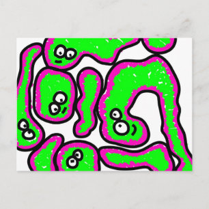 Influenza Virus Postcard