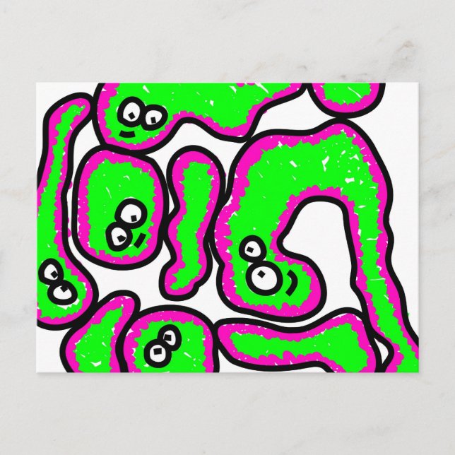 Influenza Virus Postcard (Front)