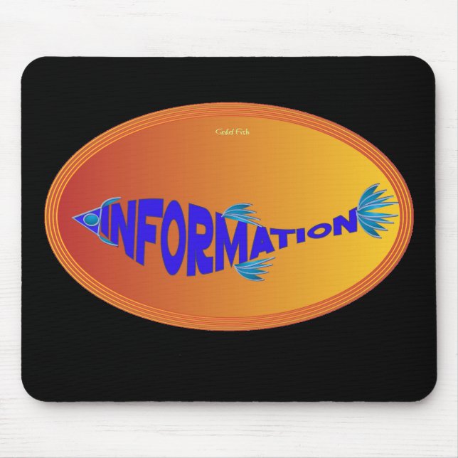 Info Fish Mouse Pad (Front)