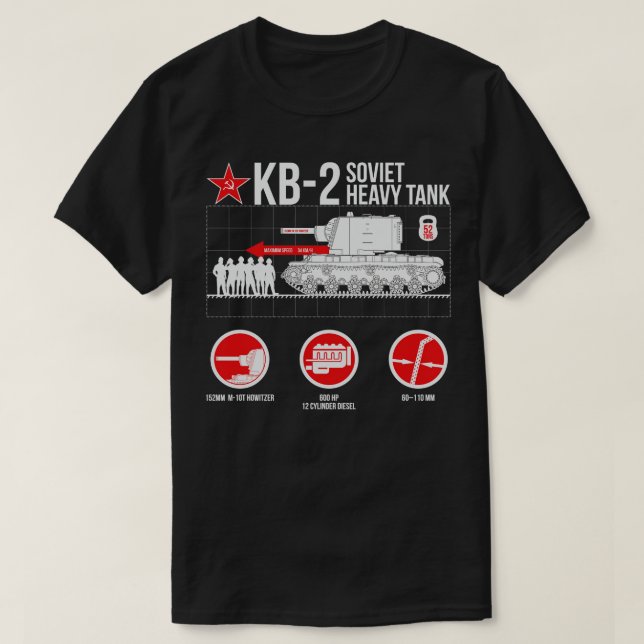 Infographics with KV2 T-Shirt (Design Front)