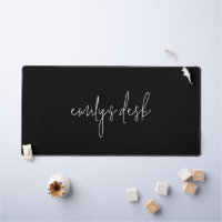 Informal Script Name Plain Black