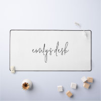 Informal Script Name Plain White