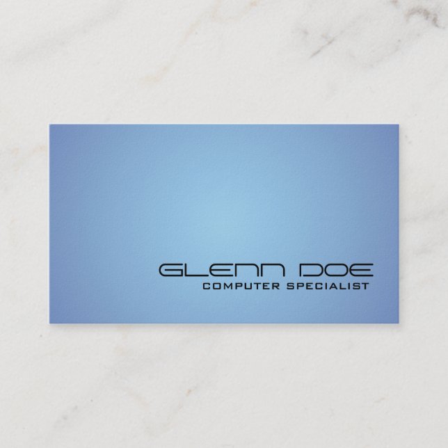 Informaticien - cartes de visite (Devant)