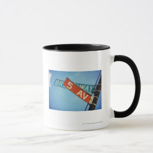 Information board in New York City Mug