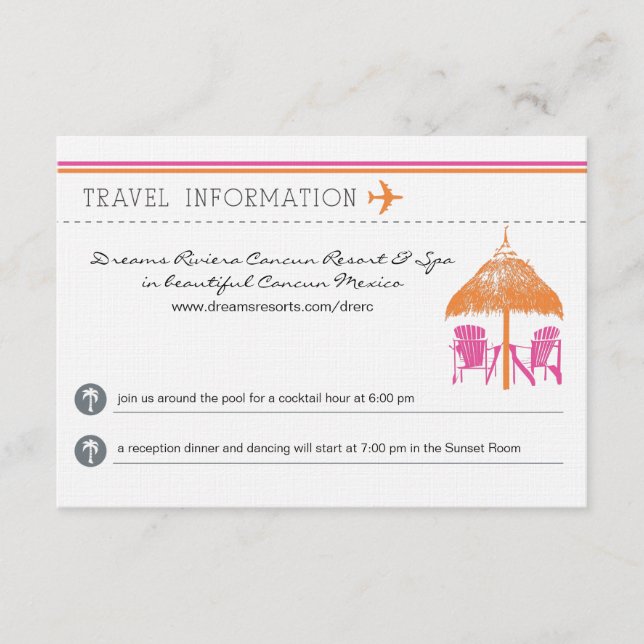 Information Card - Boarding Pass (Front)