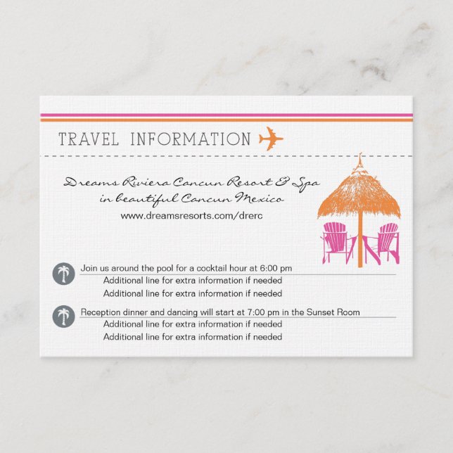 Information Card - Boarding Pass (Front)