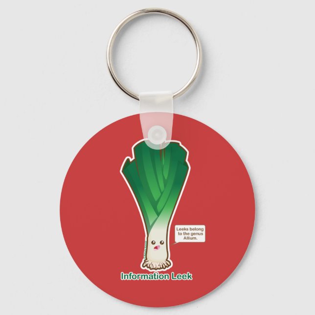 Information Leek Keychain (Front)