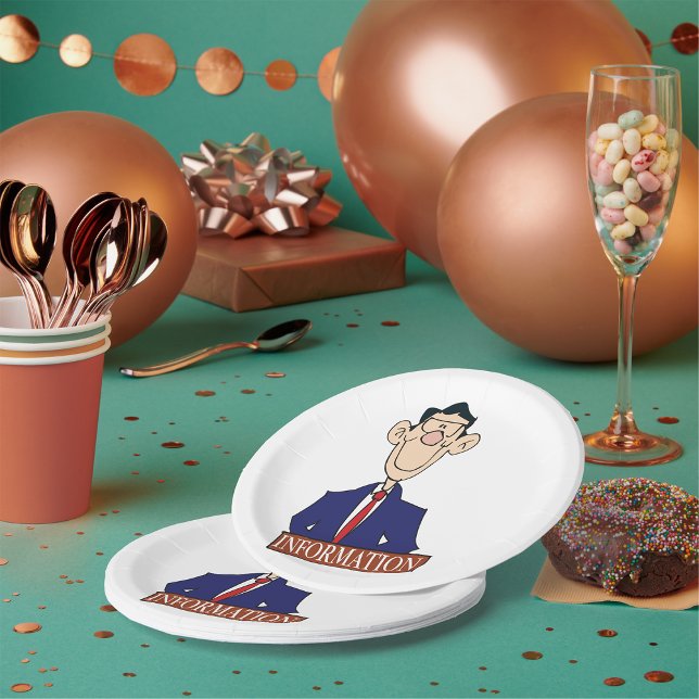 Information Officer Paper Plate (Creator Uploaded)