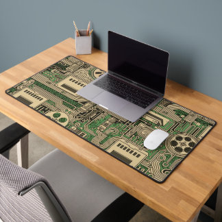 Information Stream - Retro Computing Desk Mat