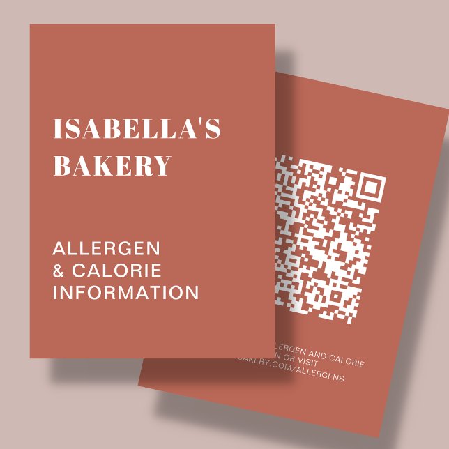 Information sur les calories des allergies aliment (Créateur téléchargé)