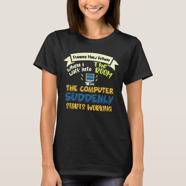 Information Technology Computer Programmer Tech Sa T-Shirt (Front)