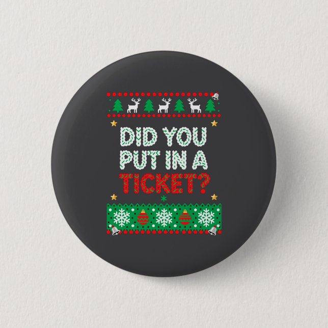 Information Technology Funny Christmas Computer Te 2 Inch Round Button (Front)