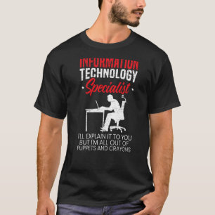Information Technology Specialist Computer Job Pro T-Shirt