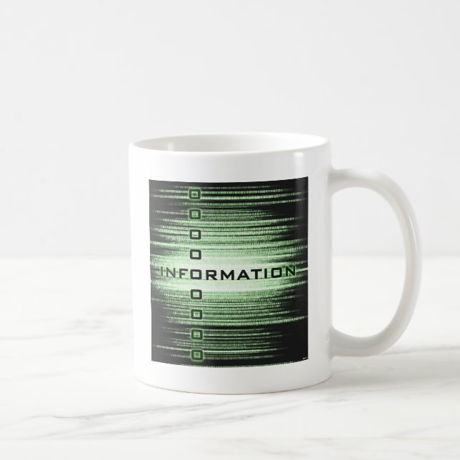 Information Text Design Coffee Mug (Right)
