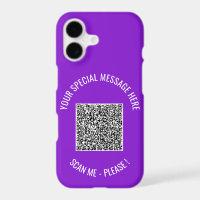 Informations sur l'analyse de code QR Texte et cou