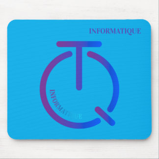informatique tech logo mouse pad