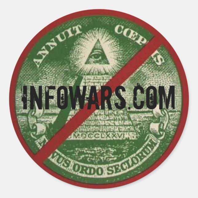 INFOWARS.com Sticker (Front)