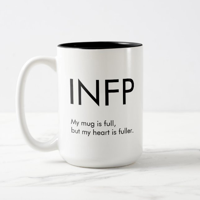 INFP Heart est plus complet Mug Gift (Gauche)