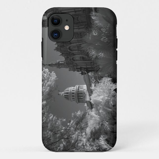 Infra red of Capitol building dome in Havana Case-Mate iPhone Case (Back)
