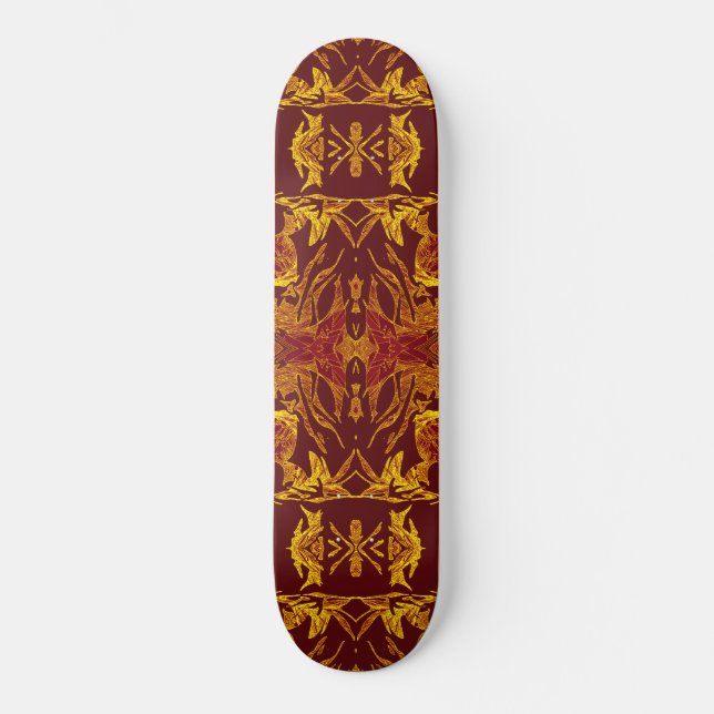 Infrared Amber Arcana South Skateboard (Front)