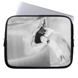 Infrared, Black & White,cup, glass, coffee, Laptop Sleeve