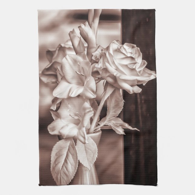 Infrared Bouquet Kitchen Towel (Vertical)