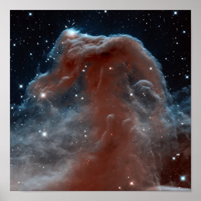 Infrared Horsehead Nebula Poster (Front)