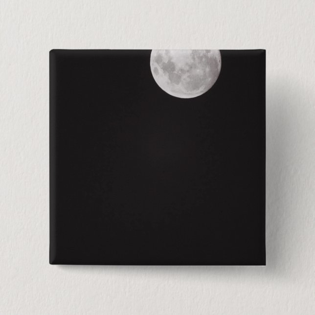 Infrared moon. 2 inch square button (Front)