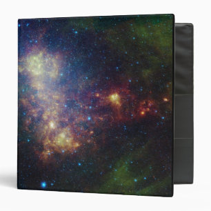 Infrared portrait revealing the stars and dust binder