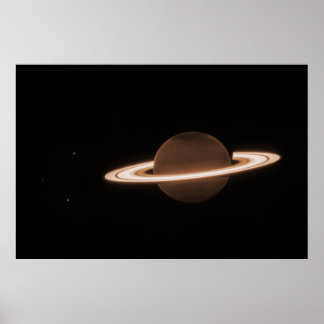 Infrared Saturn | JWST Poster