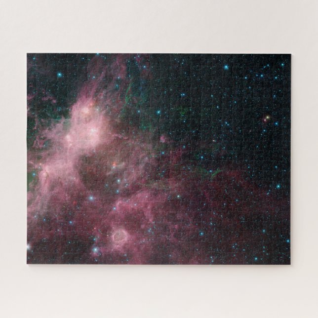 Infrared View Showing The Birth And Death Of Stars Jigsaw Puzzle (Horizontal)