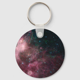 Infrared View Showing The Birth And Death Of Stars Keychain
