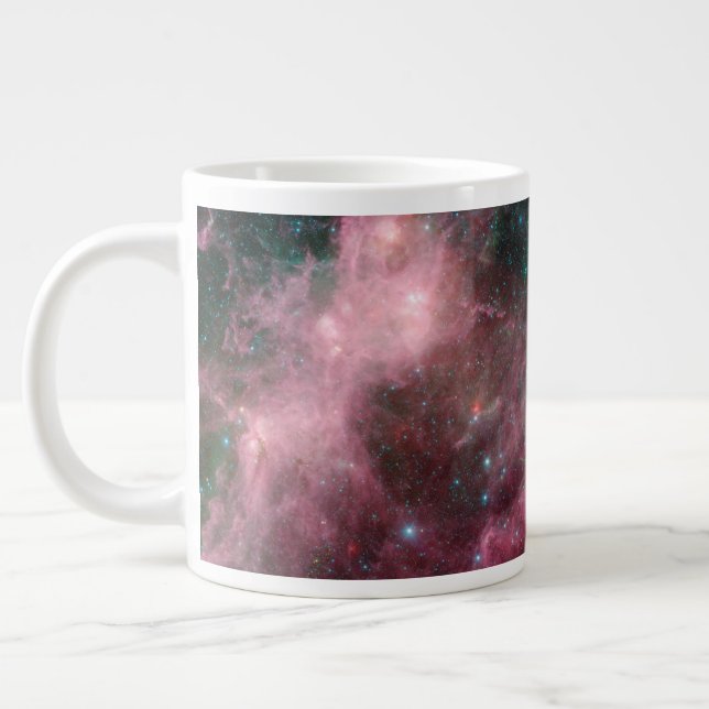 Infrared View Showing The Birth And Death Of Stars Large Coffee Mug (Left)