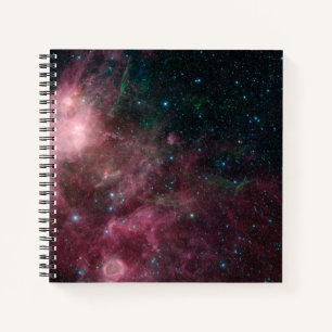Infrared View Showing The Birth And Death Of Stars Notebook
