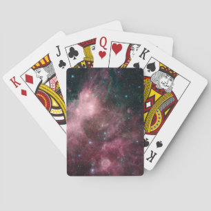 Infrared View Showing The Birth And Death Of Stars Playing Cards