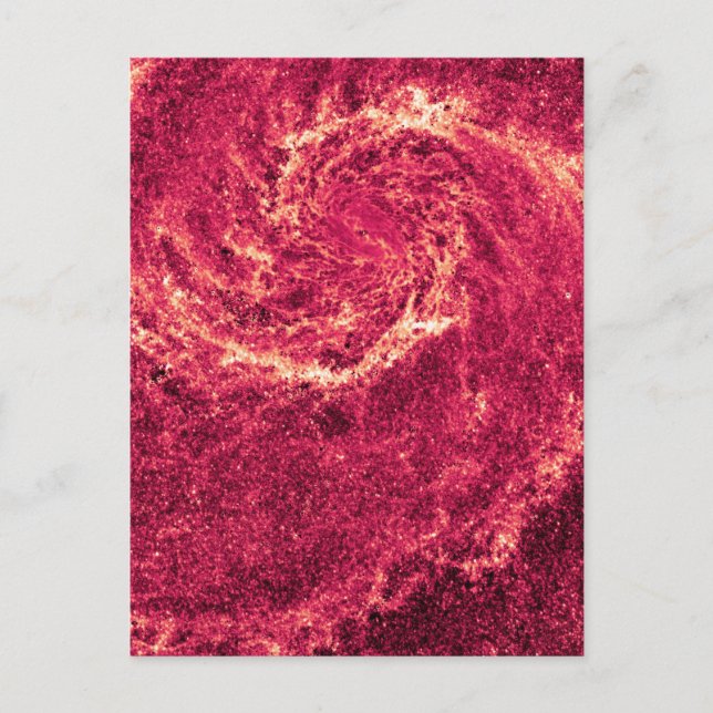 Infrared Whirlpool Galaxy Messier 51a NGC 5194 Postcard (Front)