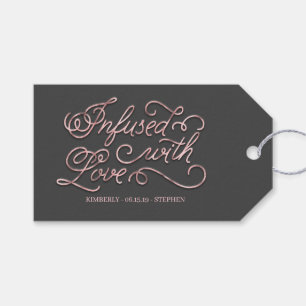 Infused With Love Wedding Gift Tags