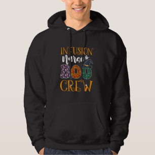 Infusion Nurse Boo Crew Nursing Halloween Ghost Co Hoodie