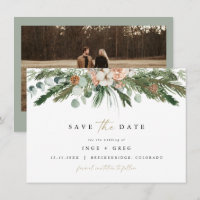 INGE Scandinavian Winter Greenery Save the Date