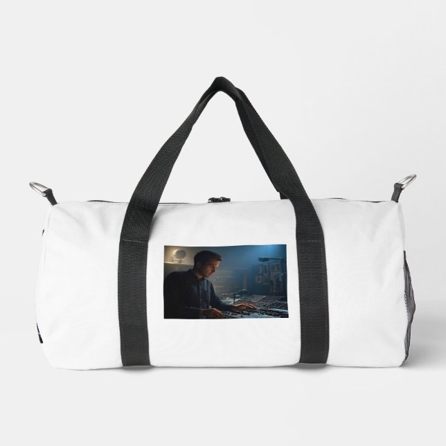 Ingenieria en sonido duffle bag (Front)