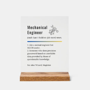 Ingénieur mécanique Drôle Définition