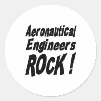 Ingénieurs Aéronautiques Rock! Autocollant